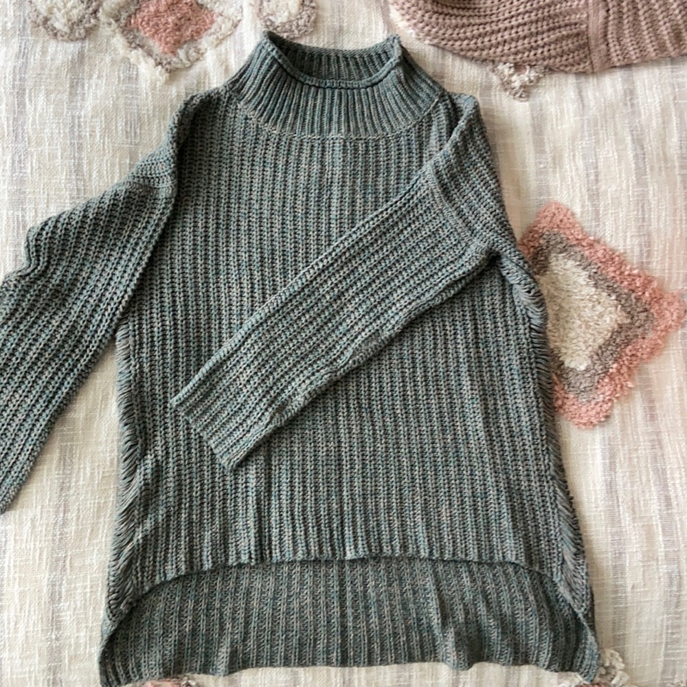 Oversized knit sweater